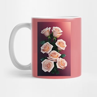 Romantic bouquet of pink roses Mug